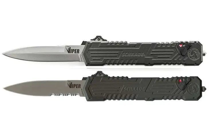 Schrade Viper 3rd Generation 3.5in Automatic Folding Knives — 3 models - view 4